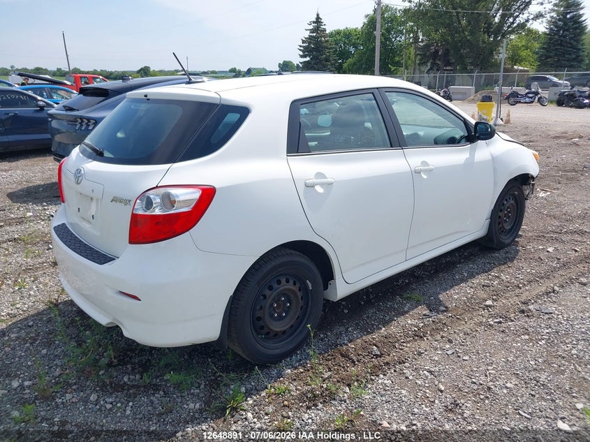 Vin: 2t1ku4ee0cc890406, lot: 3050430, toyota corolla matrix 20124