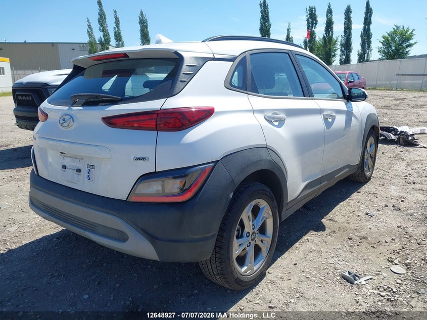 Vin: km8k2cab2nu780566, lot: 3050466, hyundai kona sel/se 20224