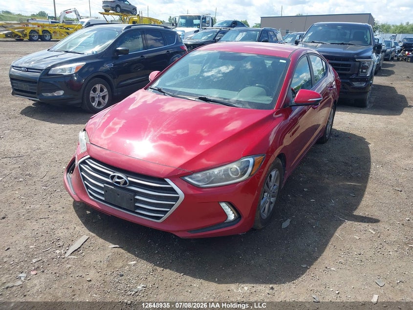 2018 Hyundai Elantra Sel/Value/Limited, Rear, IAAI, VIN KMHD84LF0JU598548 — photo 2