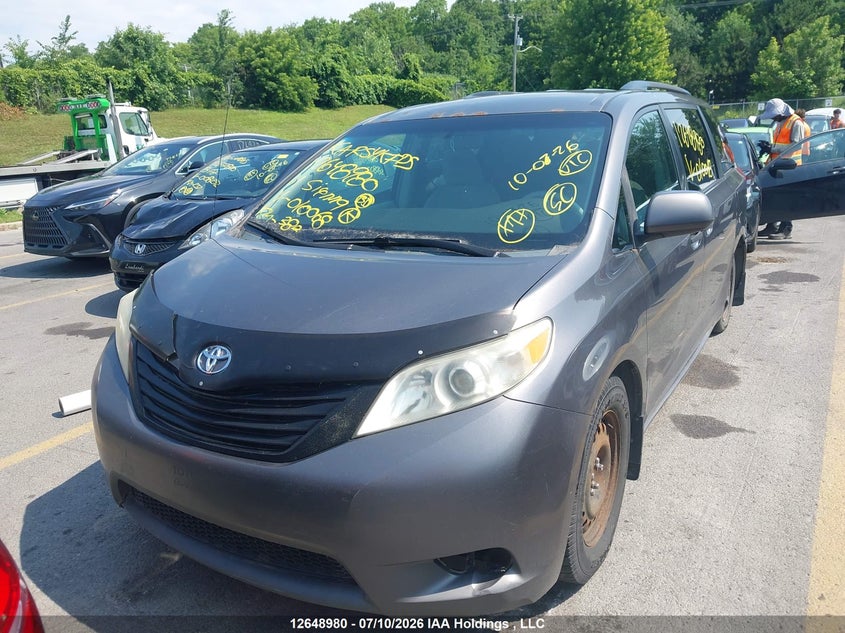 2011 TOYOTA SIENNA VAN 3.5L V-6 DOHC, VVT, 266HP