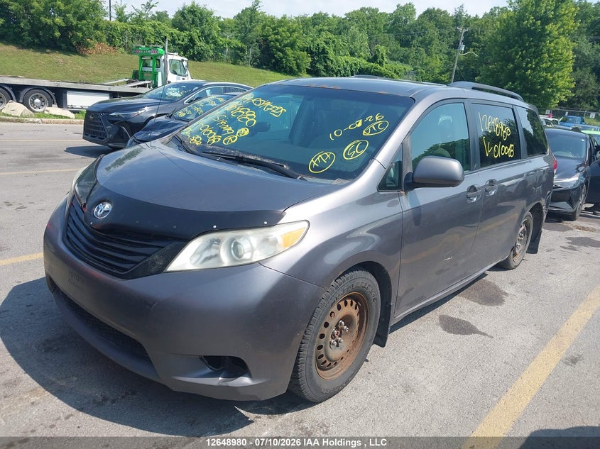 2011 TOYOTA SIENNA VAN 3.5L V-6 DOHC, VVT, 266HP