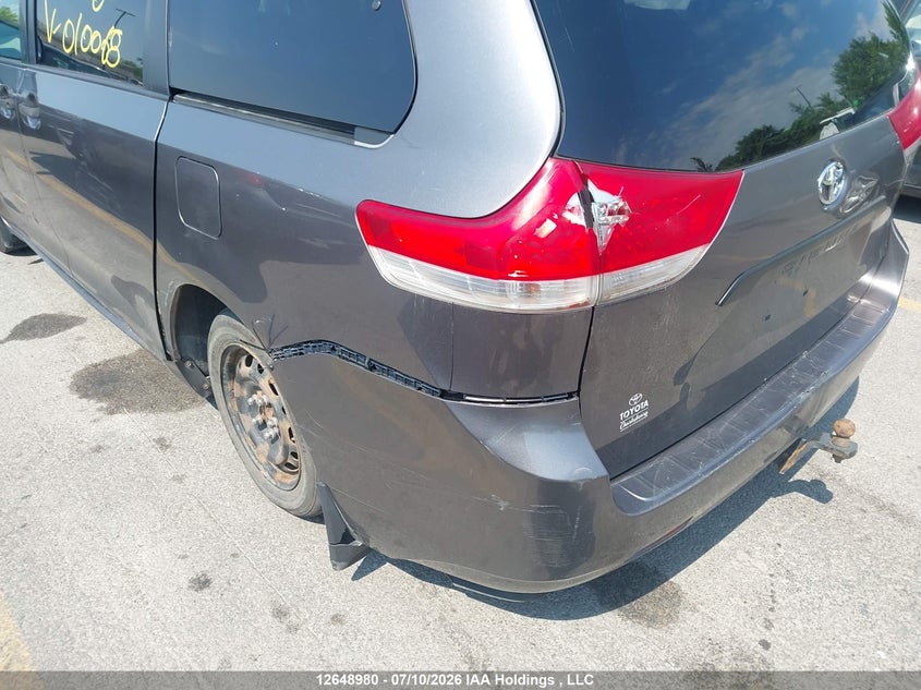 2011 TOYOTA SIENNA VAN 3.5L V-6 DOHC, VVT, 266HP
