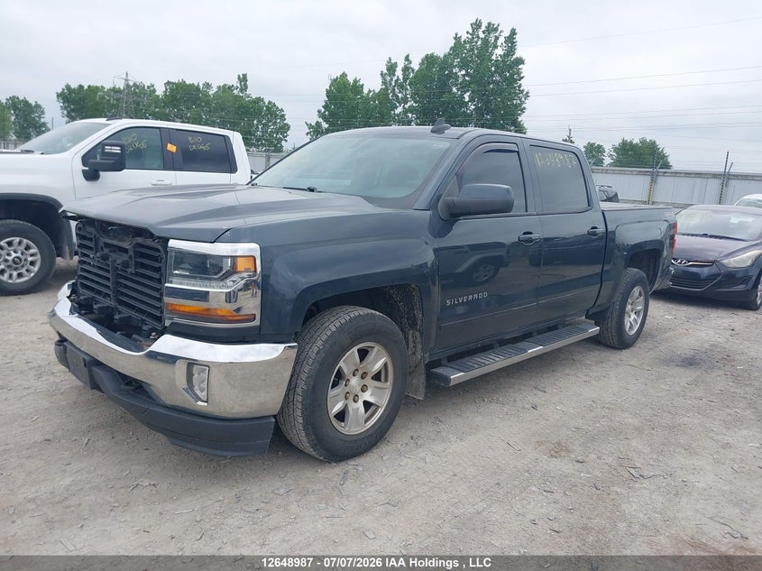 2017 Chevrolet Silverado, Удар спереди, IAAI, VIN 3GCUKREC7HG485375 — фото 2