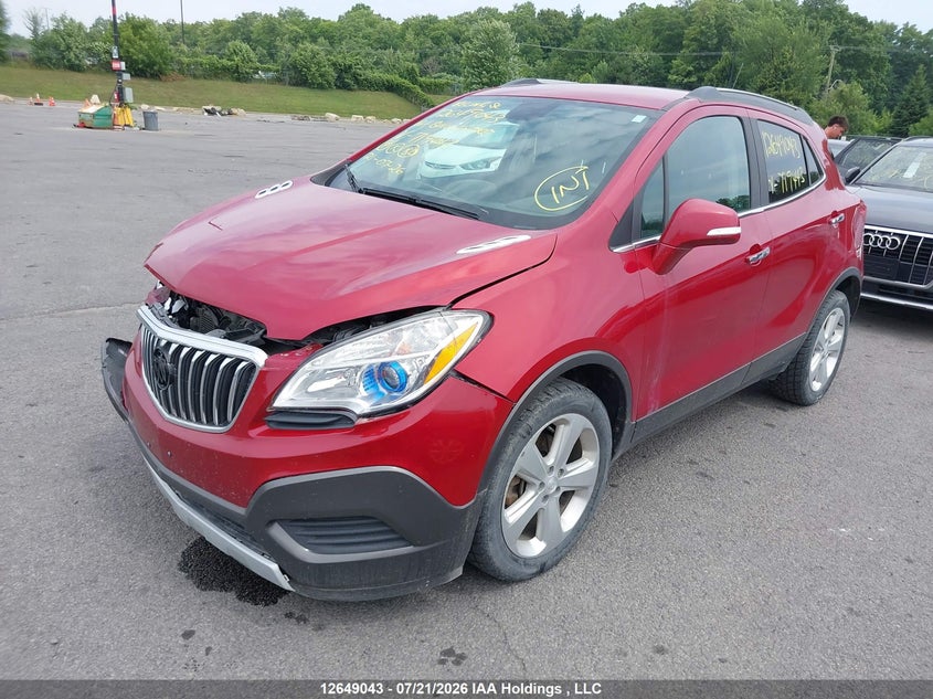 Vin: kl4cjasb1gb719443, lot: 3050583, buick encore 20162
