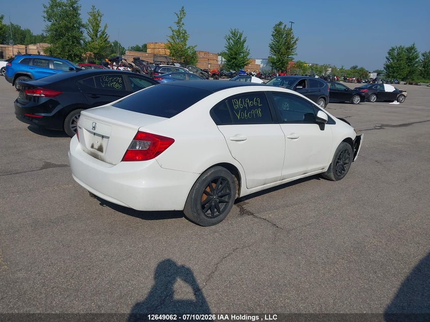 Vin: 2hgfb2f49ch060998, lot: 3050602, honda civic lx 20124