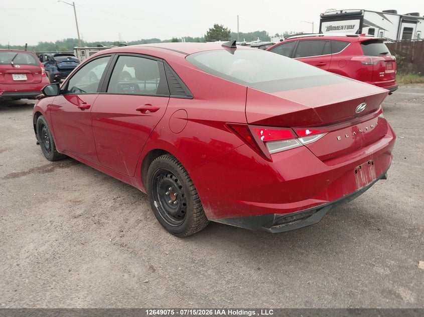 Vin: kmhlm4ag5nu334539, lot: 3050615, hyundai elantra 20223