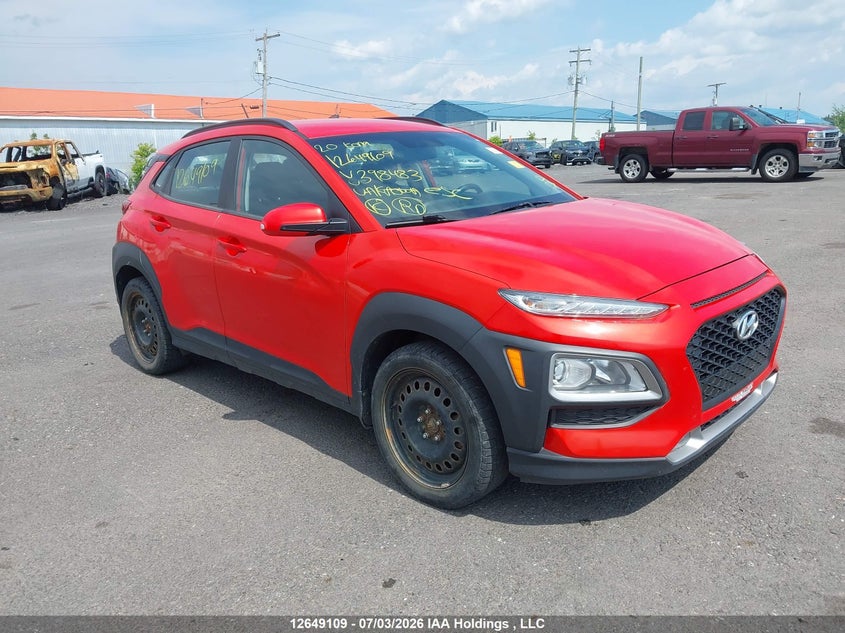 Vin: km8k2caaxlu398483, lot: 3050649, hyundai kona sel 2020 img_1
