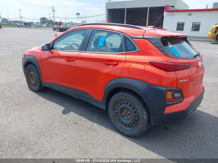 Vin: km8k2caaxlu398483, lot: 3050649, hyundai kona sel 20203