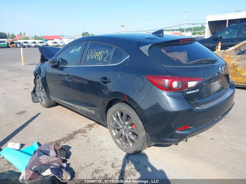 Vin: 3mzbn1m37jm167116, lot: 3050652, mazda mazda3 gt 20183