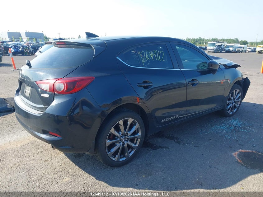 Vin: 3mzbn1m37jm167116, lot: 3050652, mazda mazda3 gt 20184