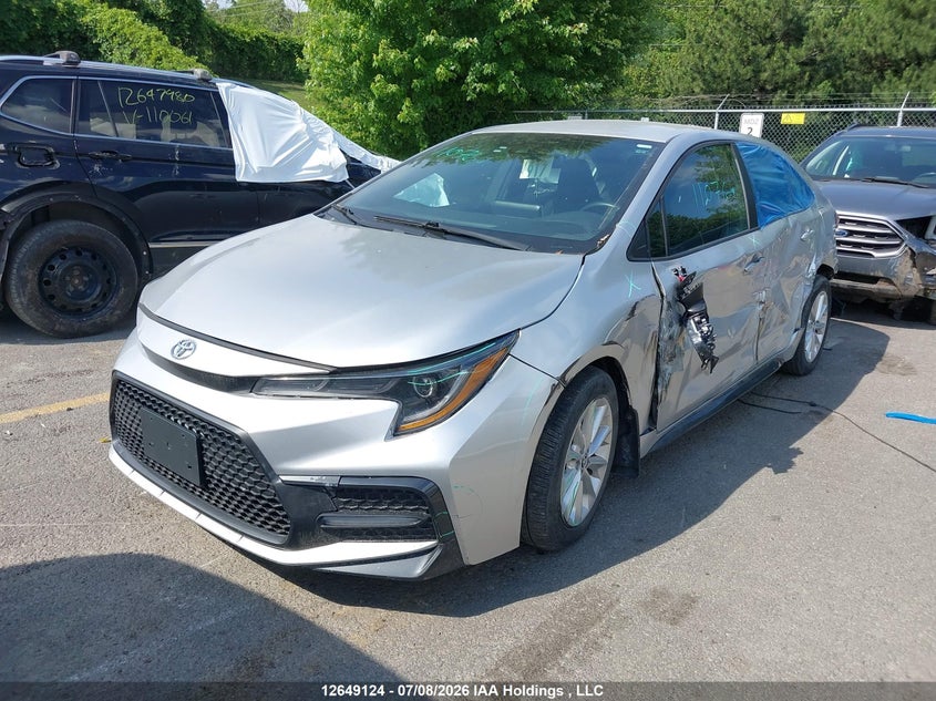 Vin: 5yfb4rbe9lp050254, lot: 3050665, toyota corolla se/xse 20202
