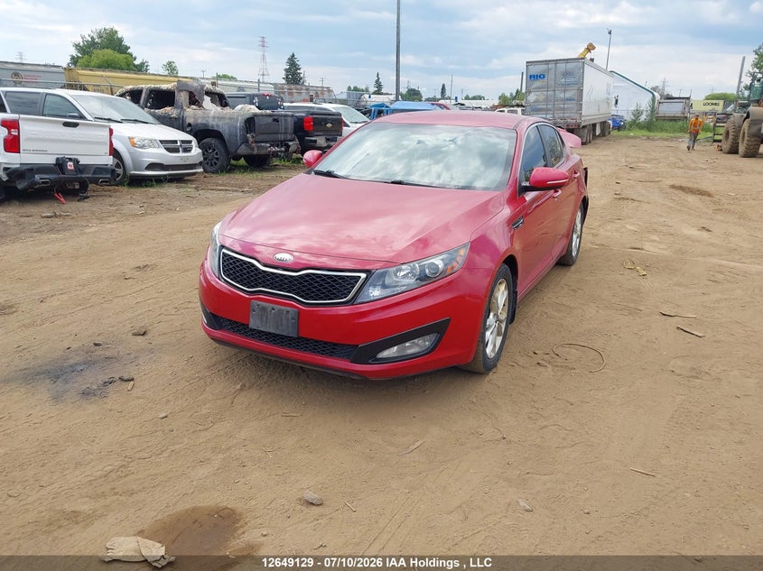 2013 Kia Optima, Удар сзади, IAAI, VIN KNAGN4A65D5416688 — фото 2
