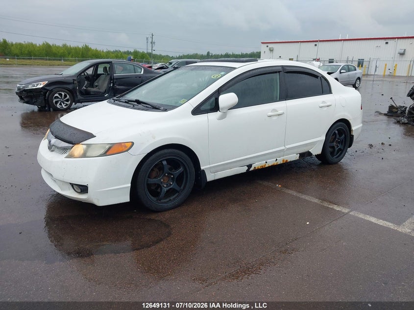 2009 Honda Civic, Rear, IAAI, VIN 2HGFA16639H007382 — photo 2