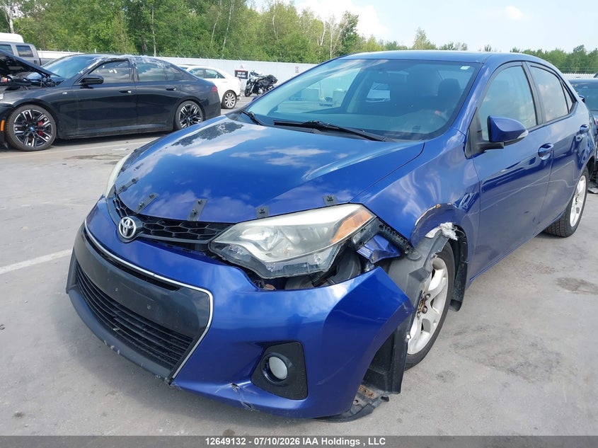 2014 TOYOTA COROLLA SEDAN 1.8L I-4 DOHC, VVT, 132HP