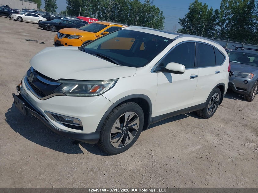 Vin: 5j6rm4h93fl805000, lot: 3050681, honda cr-v touring 20152
