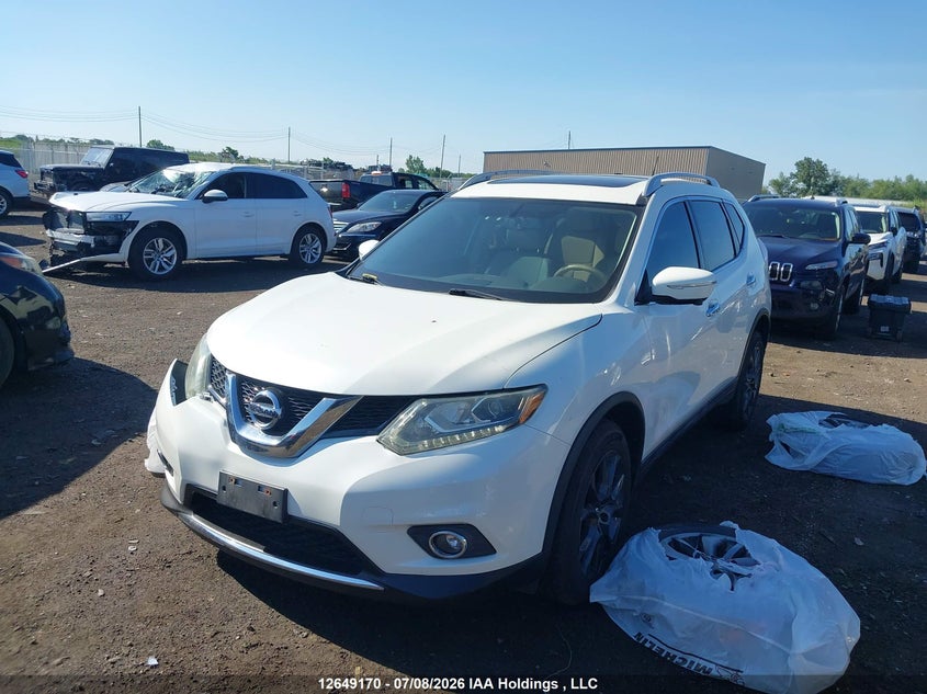 2015 Nissan Rogue, Удар спереду, IAAI, VIN 5N1AT2MV3FC803806 — фото 2
