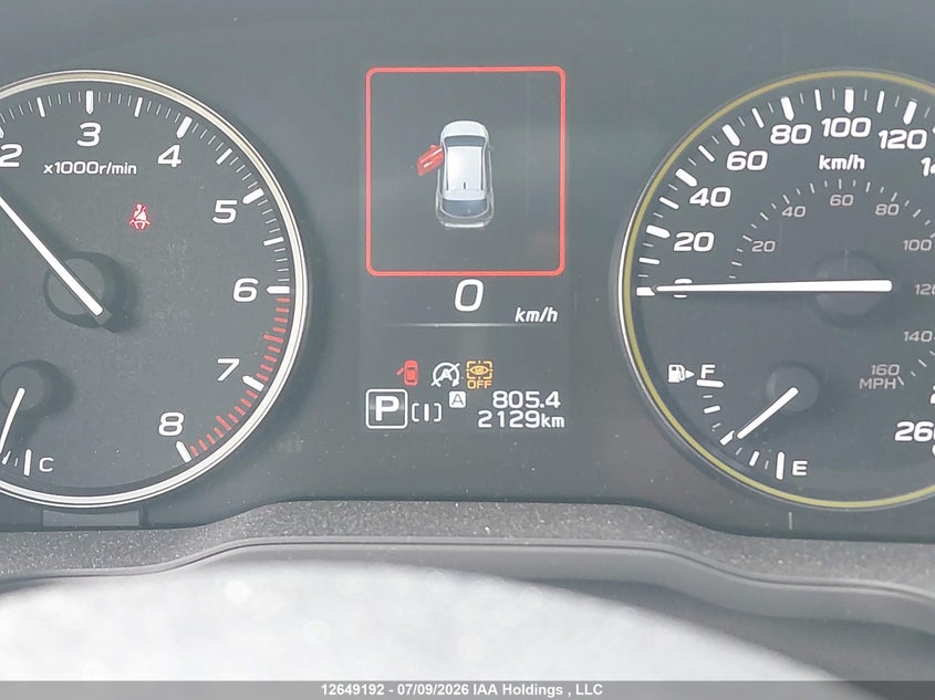 2026 SUBARU XV HATCHBACK 2.5L H-4 DI, DOHC, VVT, 180HP