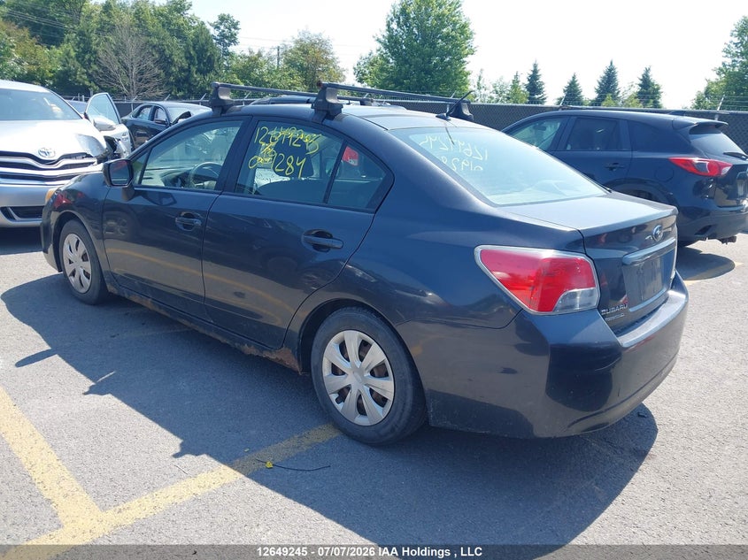 Vin: jf1gjaa64cg019284, lot: 3050788, subaru impreza 20123