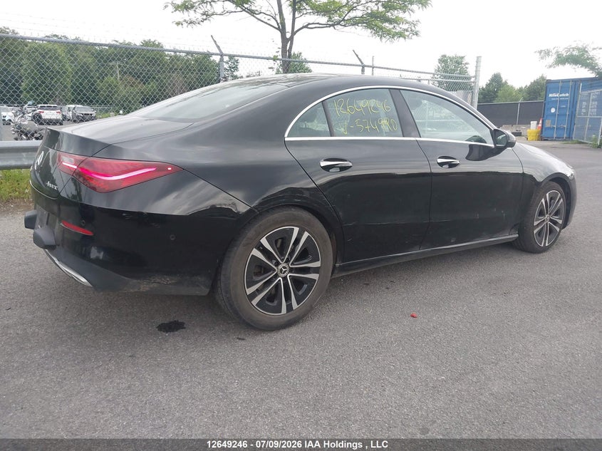 Vin: w1k5j4hb8tn574990, lot: 3050789, mercedes-benz cla 250 4matic 20264