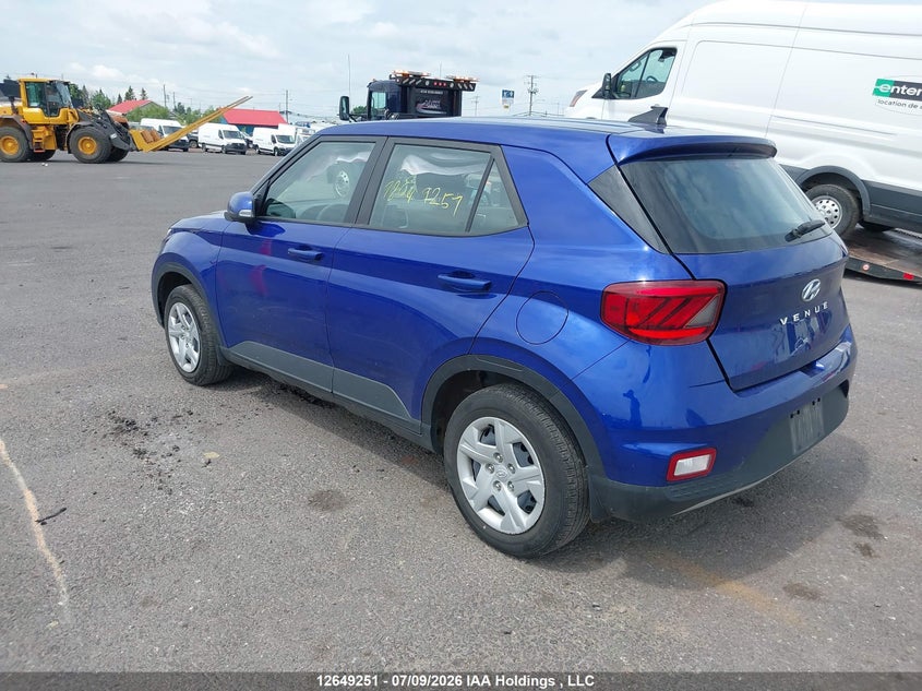 Vin: kmhrb8a34mu121715, lot: 3050794, hyundai venue essential auto ivt 20213