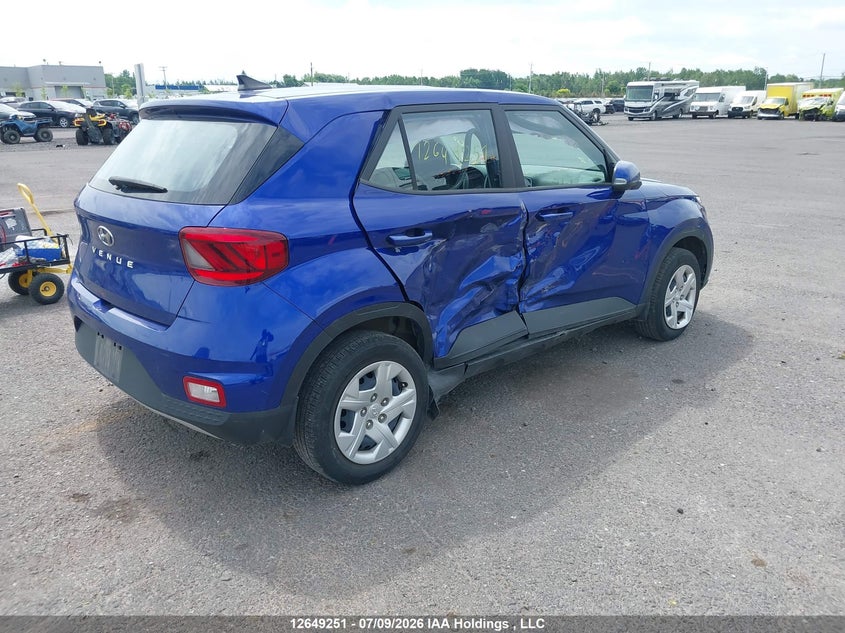 Vin: kmhrb8a34mu121715, lot: 3050794, hyundai venue essential auto ivt 20214