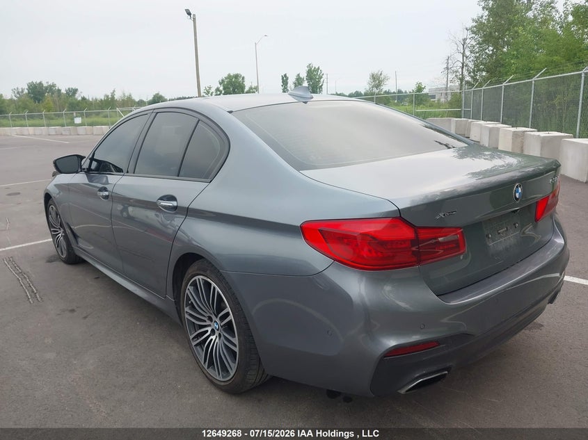Vin: wbaja7c50jwc75738, lot: 3050811, bmw 530i xdrive 20183