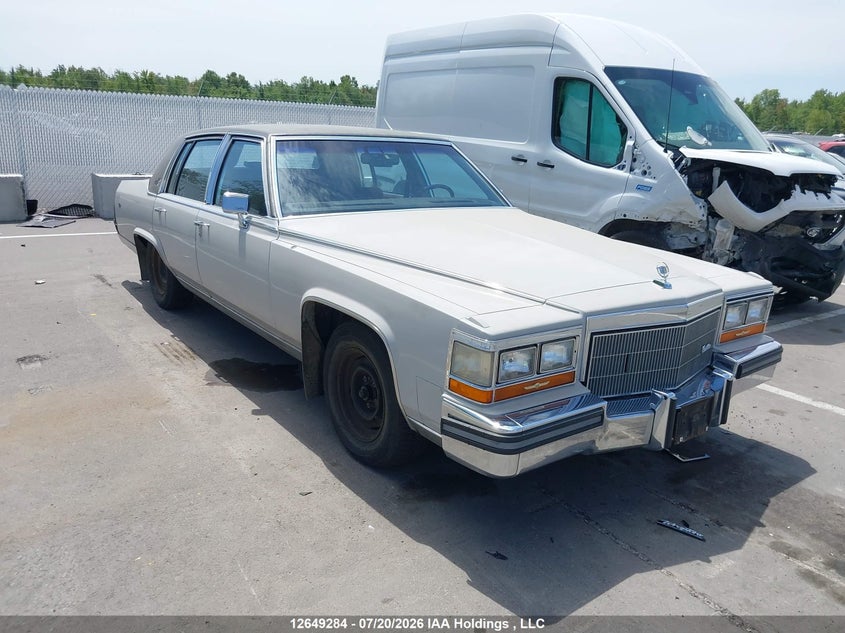 1986 Cadillac Fleetwood Brougham, Water, IAAI, VIN 1G6DW69Y6G9716356