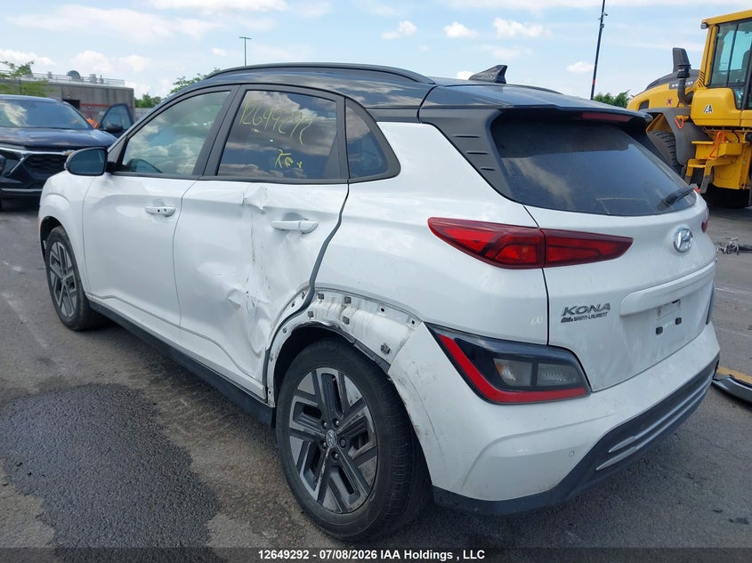 Vin: km8k23ag5pu179845, lot: 3050836, hyundai kona se 20233