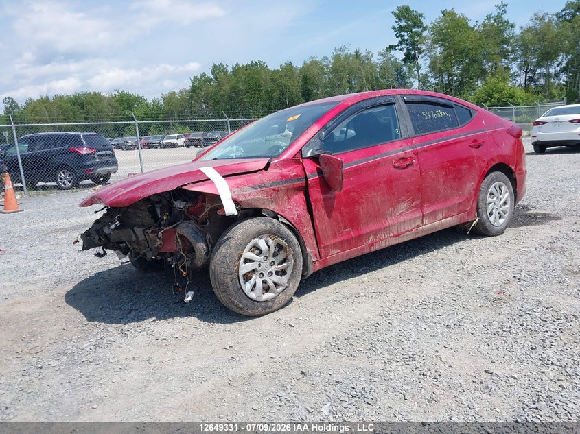 Vin: 5npd74lf6jh322764, lot: 3050875, hyundai elantra se 20182