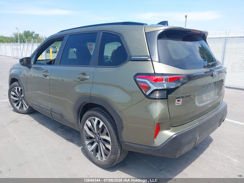 Vin: jf2sldtc4sh485472, lot: 3050888, subaru forester touring 20253