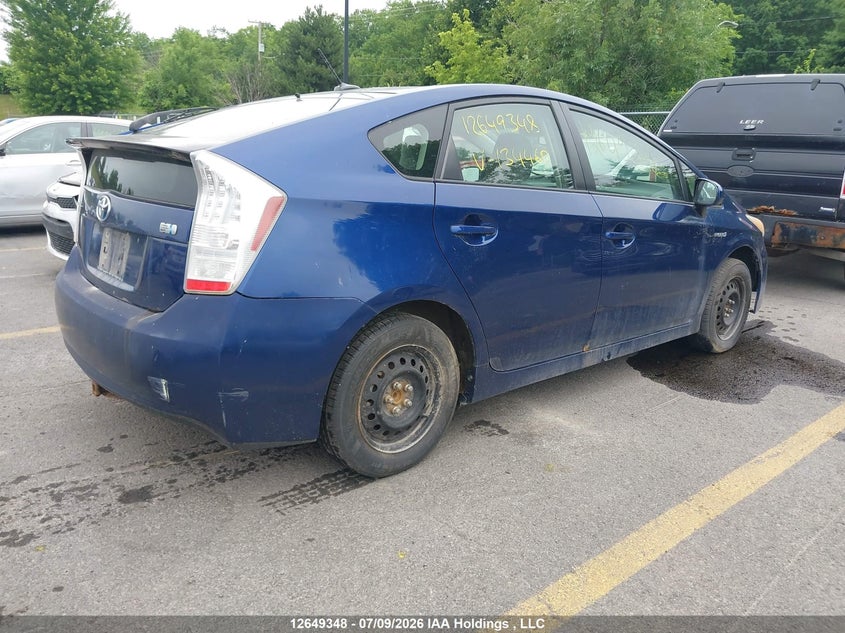Vin: jtdkn3du5a1134460, lot: 3050893, toyota prius ii 20104