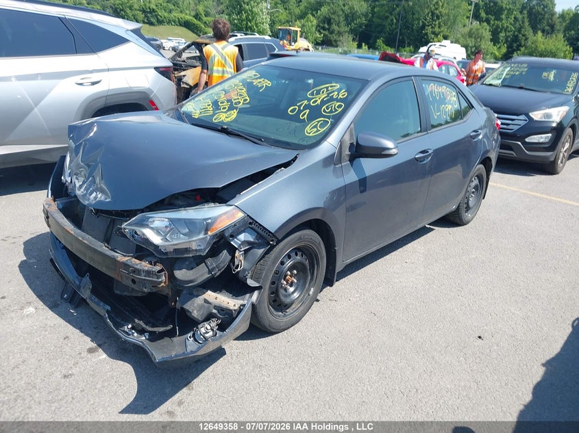 2014 Toyota Corolla, Удар спереду, IAAI, VIN 2T1BURHE6EC129911 — фото 2