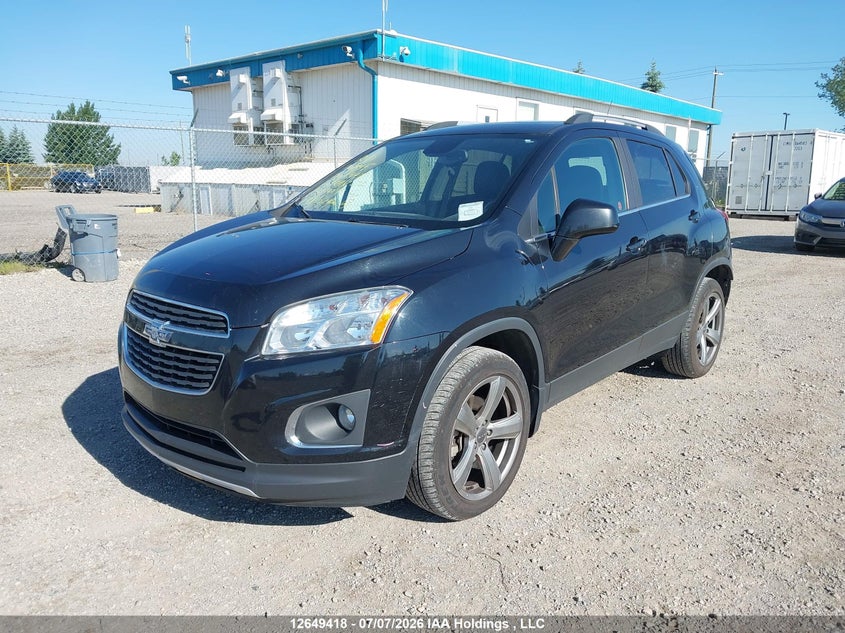 2013 Chevrolet Trax, Удар сзади, IAAI, VIN 3GNCJSSBXDL144899 — фото 2