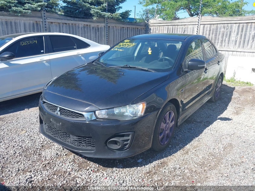 Vin: ja32u2fu7gu603287, lot: 3050996, mitsubishi lancer es/se ltd 20162