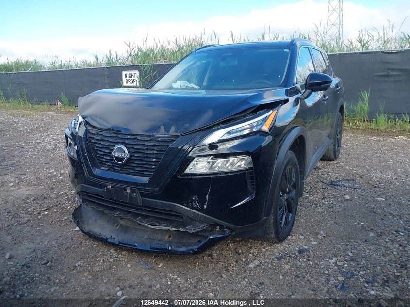 2023 Nissan Rogue Sv Midnight Edition/Sv Moonroof, Front, IAAI, VIN JN8BT3BB8PW204606 — photo 2