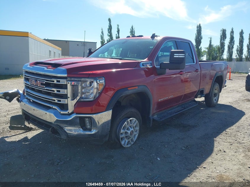2022 GMC Sierra 2500Hd Sle, Front, IAAI, VIN 1GT59MEY8NF213493 — photo 2
