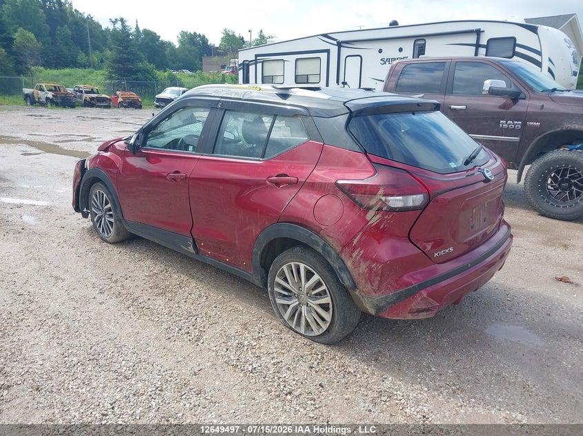 Vin: 3n1cp5cv6ml489058, lot: 3051066, nissan kicks sv 20213