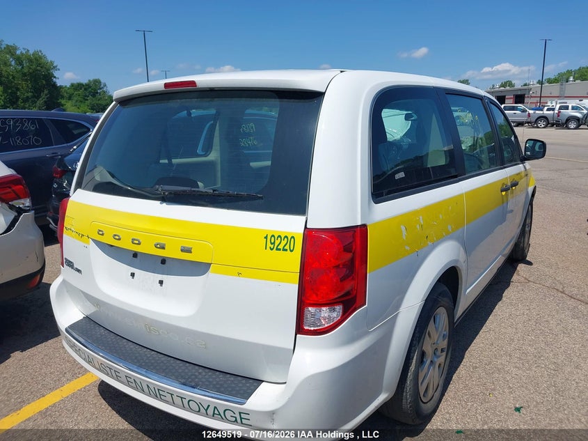 2019 Dodge Grand Caravan Se VIN: 2C4RDGBG9KR704513 Lot: 12649519