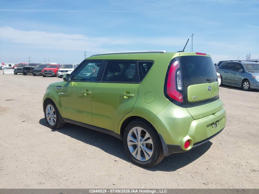 Vin: kndjp3a51f7762944, lot: 3051099, kia soul + 20153