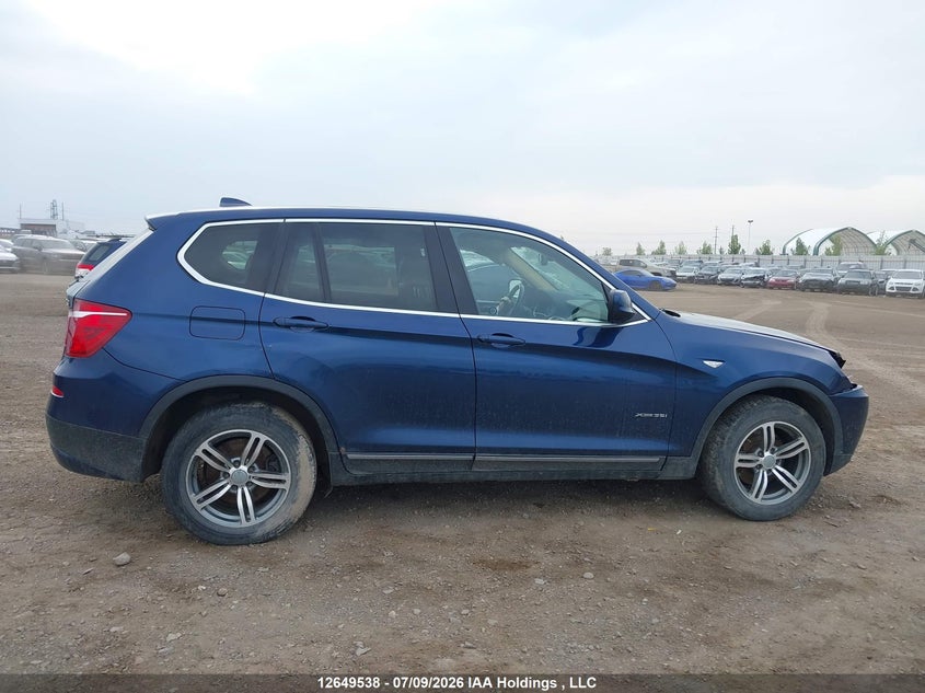 2012 BMW X3 xDrive35I VIN: 5UXWX7C50CL975931 Lot: 12649538