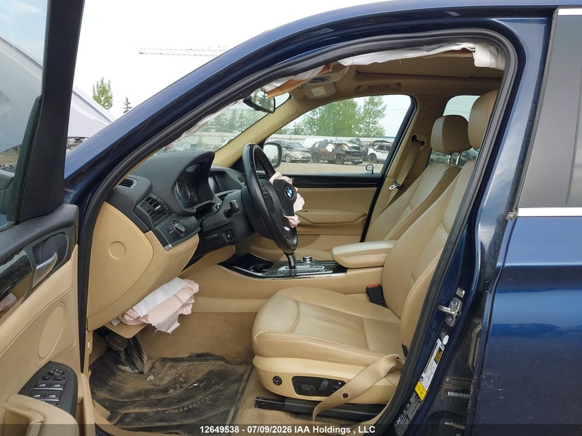 2012 BMW X3 xDrive35I VIN: 5UXWX7C50CL975931 Lot: 12649538