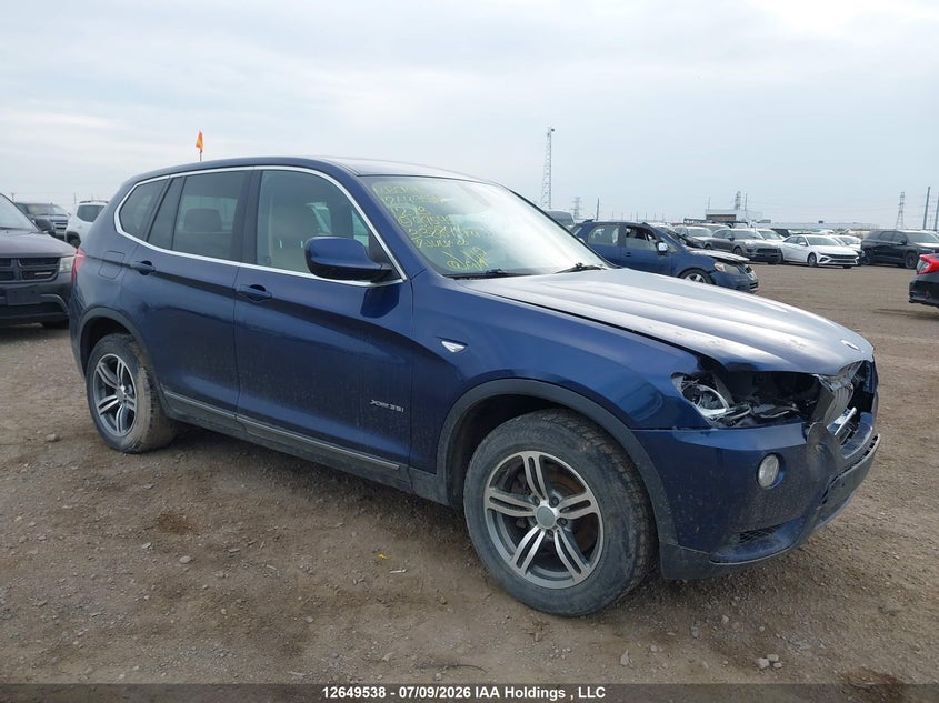 2012 BMW X3 xDrive35I VIN: 5UXWX7C50CL975931 Lot: 12649538