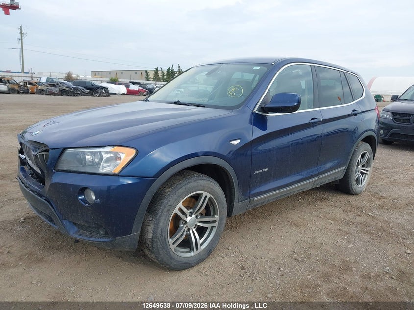2012 BMW X3 xDrive35I VIN: 5UXWX7C50CL975931 Lot: 12649538
