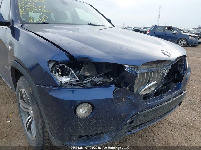 2012 BMW X3 xDrive35I VIN: 5UXWX7C50CL975931 Lot: 12649538