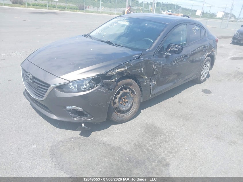 Vin: 3mzbm1u71gm324749, lot: 3051123, mazda mazda3 g/gx 20162