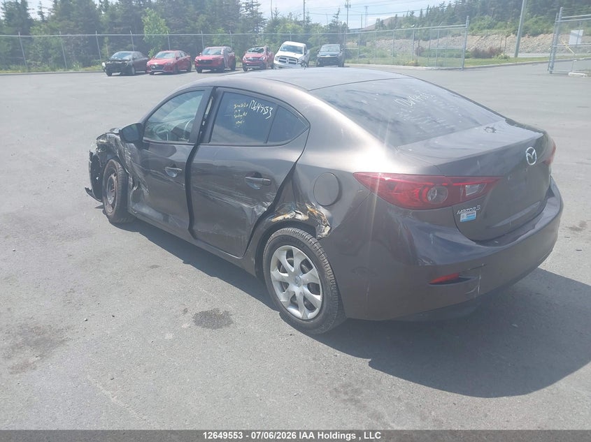 Vin: 3mzbm1u71gm324749, lot: 3051123, mazda mazda3 g/gx 20163