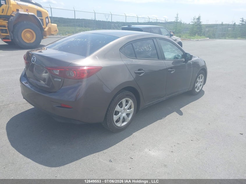 Vin: 3mzbm1u71gm324749, lot: 3051123, mazda mazda3 g/gx 20164