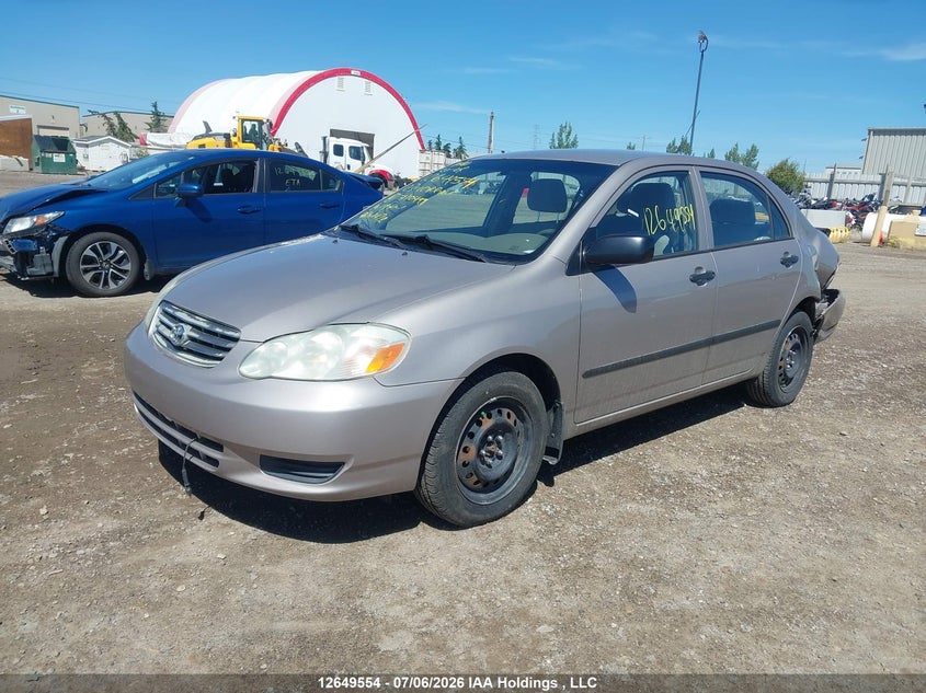 2003 Toyota Corolla, Удар сзади, IAAI, VIN 2T1BR32E03C710499 — фото 2