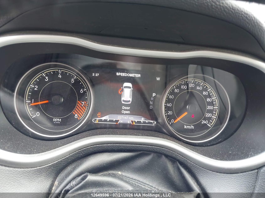 2015 JEEP CHEROKEE SPORT UTILITY VEHICLE 3.2L V-6 DOHC, 271HP