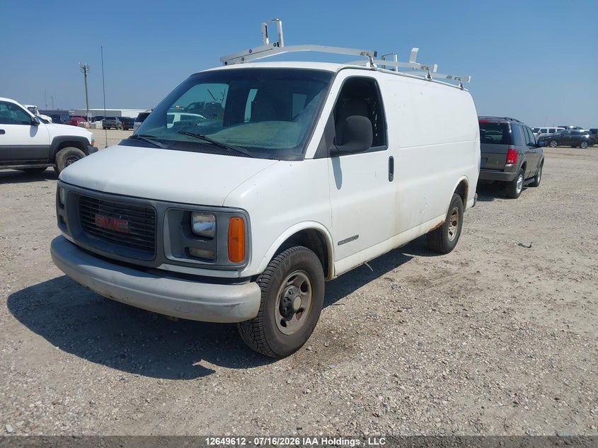 1998 GMC Savana G2500, Удар сзади, IAAI, VIN 1GTGG25R6W1044908 — фото 2